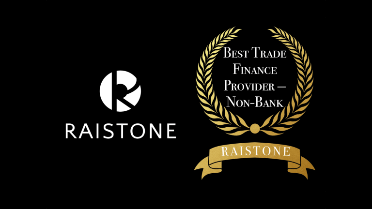Raistone Named “Best Trade Finance Provider — Non-Bank” by Global Finance Magazine
