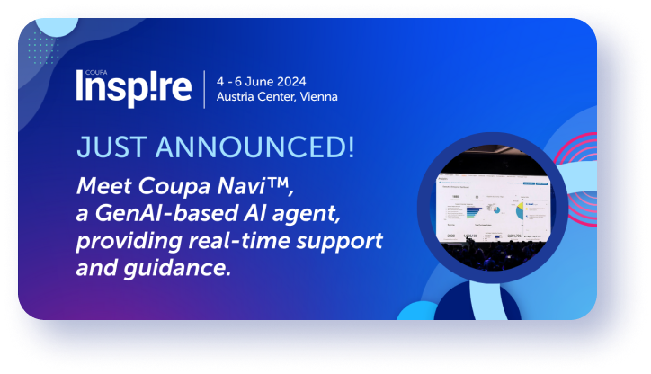 Coupa Announces New AI-Driven Innovations at Inspire That Make Margins Multiply